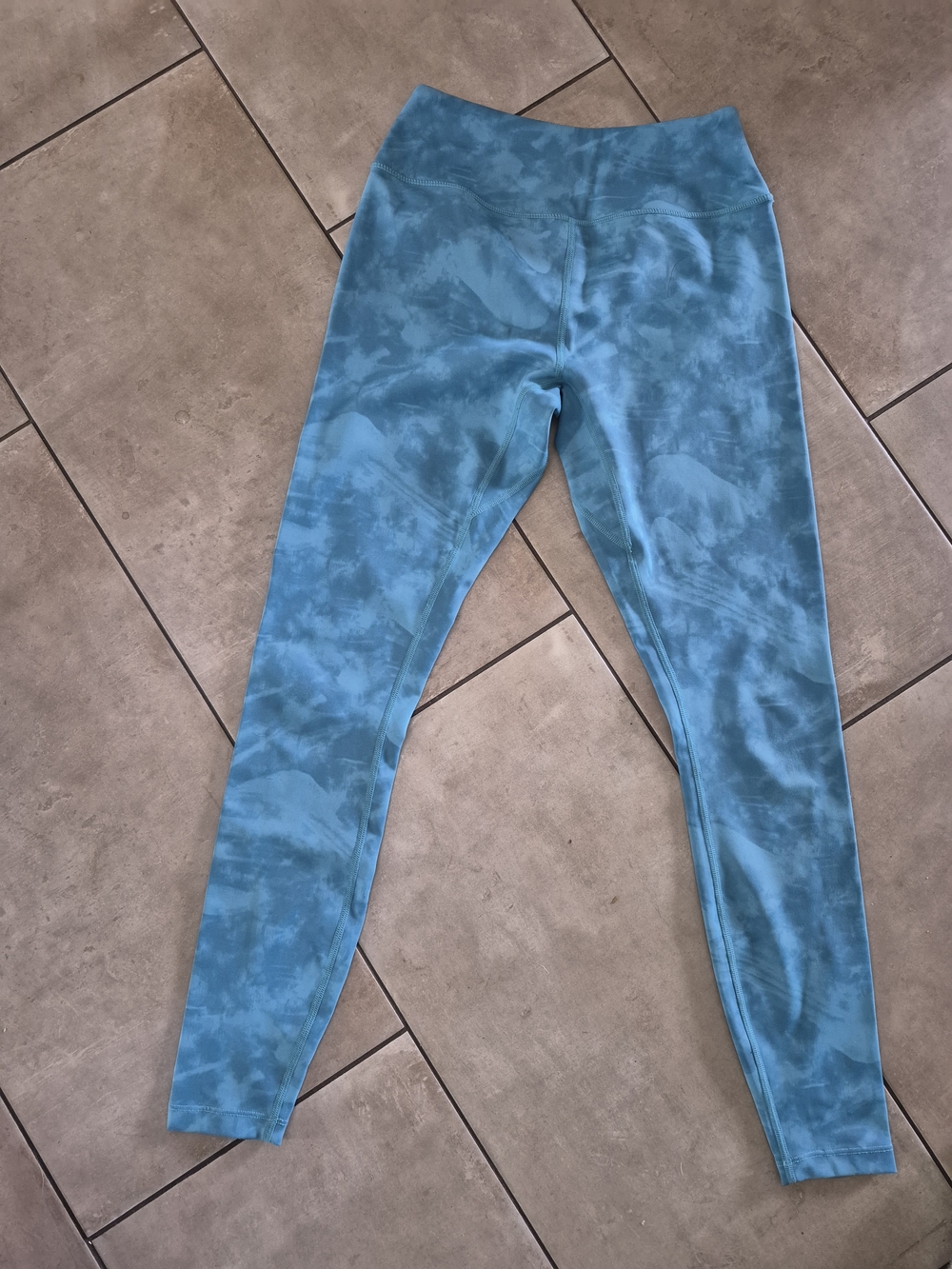 My Protein Teal Tie-Dye Leggings - Comfortable Active Bottoms